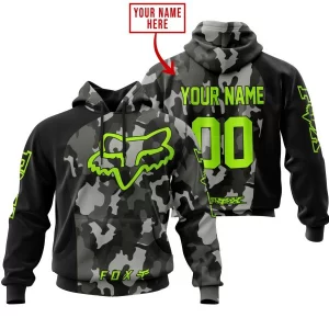 Fox Racing Neon Camo | Custom Name Racing | Kid & Adult