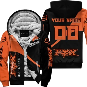 Make Life A Ride Just Send It – Ktm - Fleece Zip Hoodie