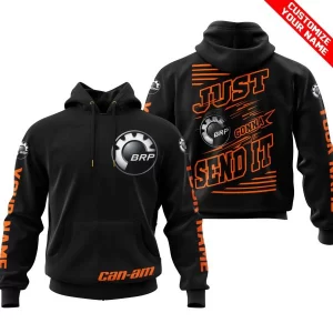 Premium Just Fckn Gonna Send It - Custom Name - Can Am - Orange Black