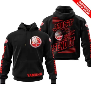 Premium Just Fckn Gonna Send It - Custom Name - Yamaha V2 - Red Black