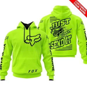 Premium Just Fckn Gonna Send It – Custom Name – Fox – Neon