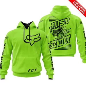 Premium Just Fckn Gonna Send It – Custom Name – Fox – Green 1