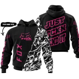 Just Fkcn Send It - Fox Racing - Custom name - Bright pink