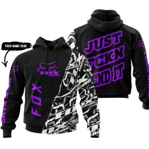 Just Fkcn Send It - Fox Racing - Custom name - Purple