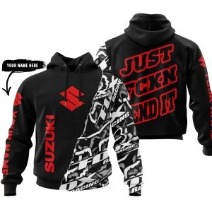 Just Fkcn Send It - Suzuki - Custom name - Red