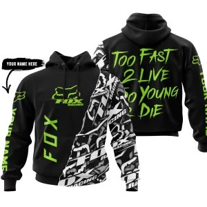 Too Fast To Live Too Young To Die - Fox Racing - Green