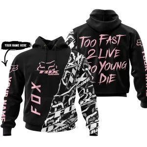 Too Fast To Live Too Young To Die - Fox Racing - Pink