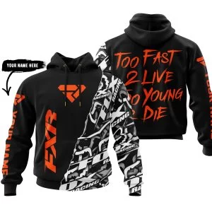 Too Fast To Live Too Young To Die - FXR - Custom name - Orange