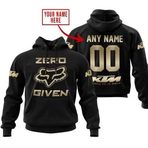 Zero Fox Given Gold - Custom Name Racing - Ktm