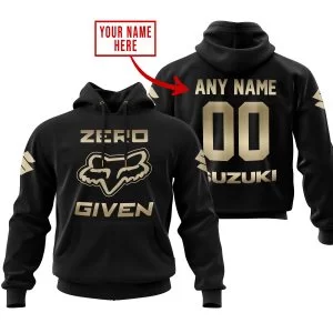 Zero Fox Given Gold - Custom Name Racing - Suzuki