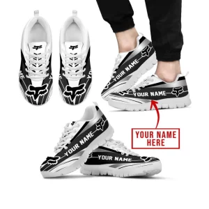 Premium Mx Sneakers - Custom Name - Fox Racing  - White