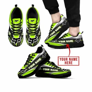 Premium Mx Sneakers - Custom Name - Fox Racing  - Neon - Black