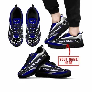 Premium Mx Sneakers - Custom Name - Fox Racing  - Navy - Black