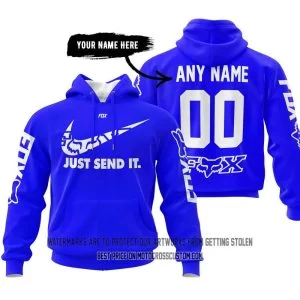 Just Send It - Fox Racing - Blue - Custom Name Racing