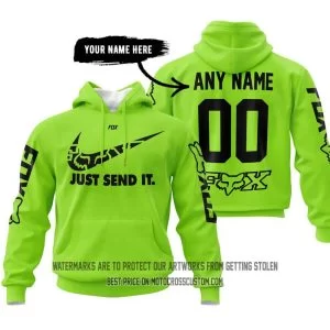 Just Send It - Fox Racing - Green - Custom Name Racing