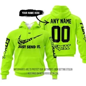 Just Send It - Fox Racing - Neon - Custom Name Racing