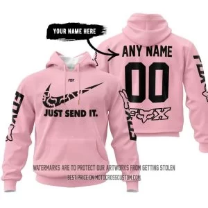 Just Send It - Fox Racing - Pink - Custom Name Racing