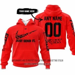 Just Send It - Fox Racing - Red - Custom Name Racing
