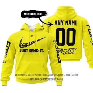 Just Send It - Fox Racing - Yellow - Custom Name Racing