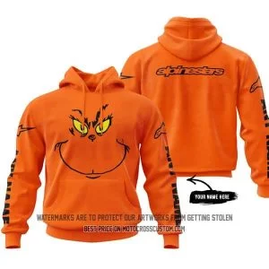 The Grinch - Alpinestars - Orange - Hoodie