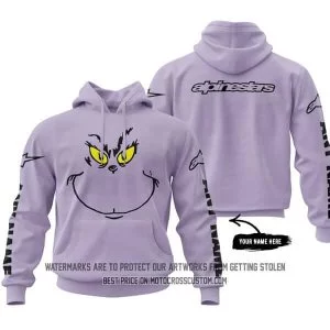 The Grinch - Alpinestars - Pastel Lilac - Hoodie