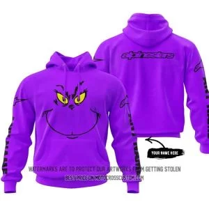 The Grinch - Alpinestars - Purple - Hoodie