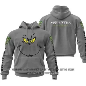 The Grinch - Monster Energy - Grey
