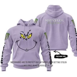 The Grinch - Monster Energy - Pastel Lilac