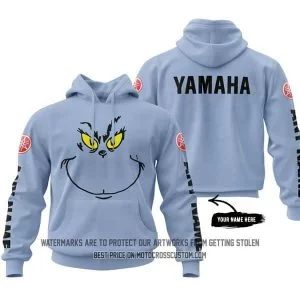 The Grinch - Yamaha Red - Chambray Blue