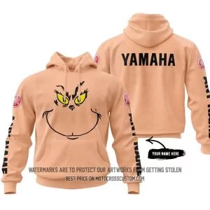 The Grinch - Yamaha Red - Peach Fuzz