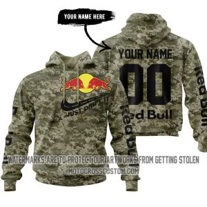 Red Bull Camo - Just Drift It - Custom Name