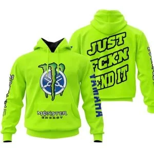 Just Fkcn Send It Monster Energy Blue Yahama Neon