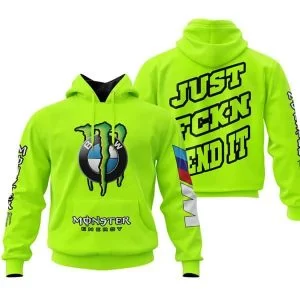 Just Fkcn Send It Monster Energy BMW Neon