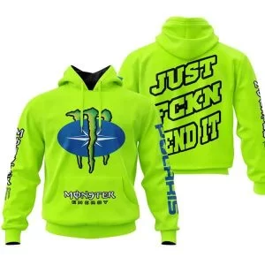 Just Fkcn Send It Monster Energy Polaris Neon
