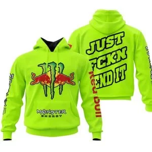 Just Fkcn Send It Monster Energy Red Bull Neon