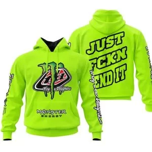 Just Fkcn Send It Monster Energy Troy Lee Design Neon
