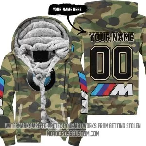 Camo BMW - Fleece Zip Hoodie