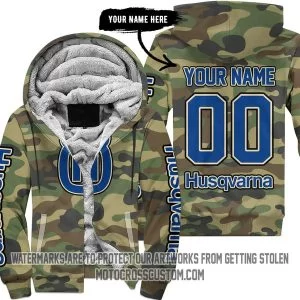 Camo Husqvarna - Fleece Zip Hoodie