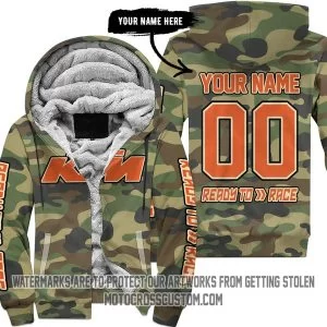 Camo KTM - Fleece Zip Hoodie