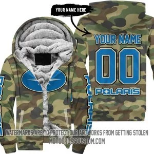 Camo Polaris - Fleece Zip Hoodie
