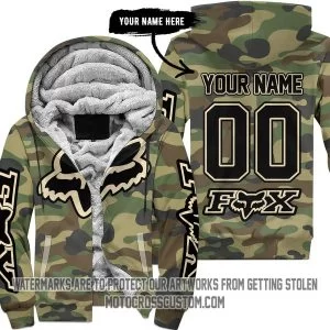Camo Fox Racing - Fleece Zip Hoodie