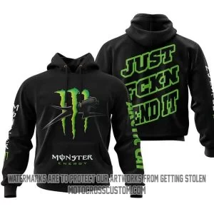 Just Fkcn Send It Monster Energy Arctic Cat Black V1