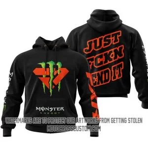 Just Fkcn Send It Monster Energy FXR Black V1
