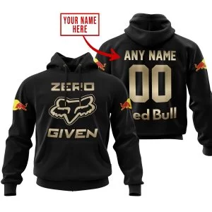 Zero Fox Given Gold - Custom Name Racing - Redbull