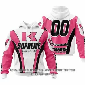 Kawasaki x Supreme Pink