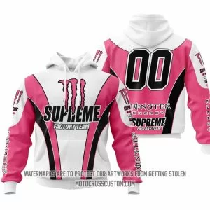 Monster Energy x Supreme Pink