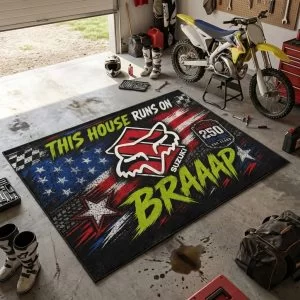 Braap Rug - Suzuki Racing USA 250th Anniversary